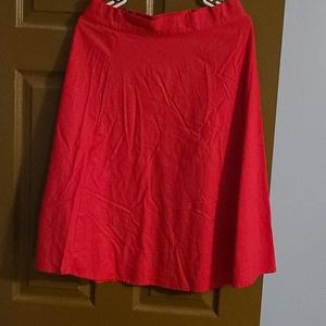 Diva Dollz XL swing skirt lipstick red